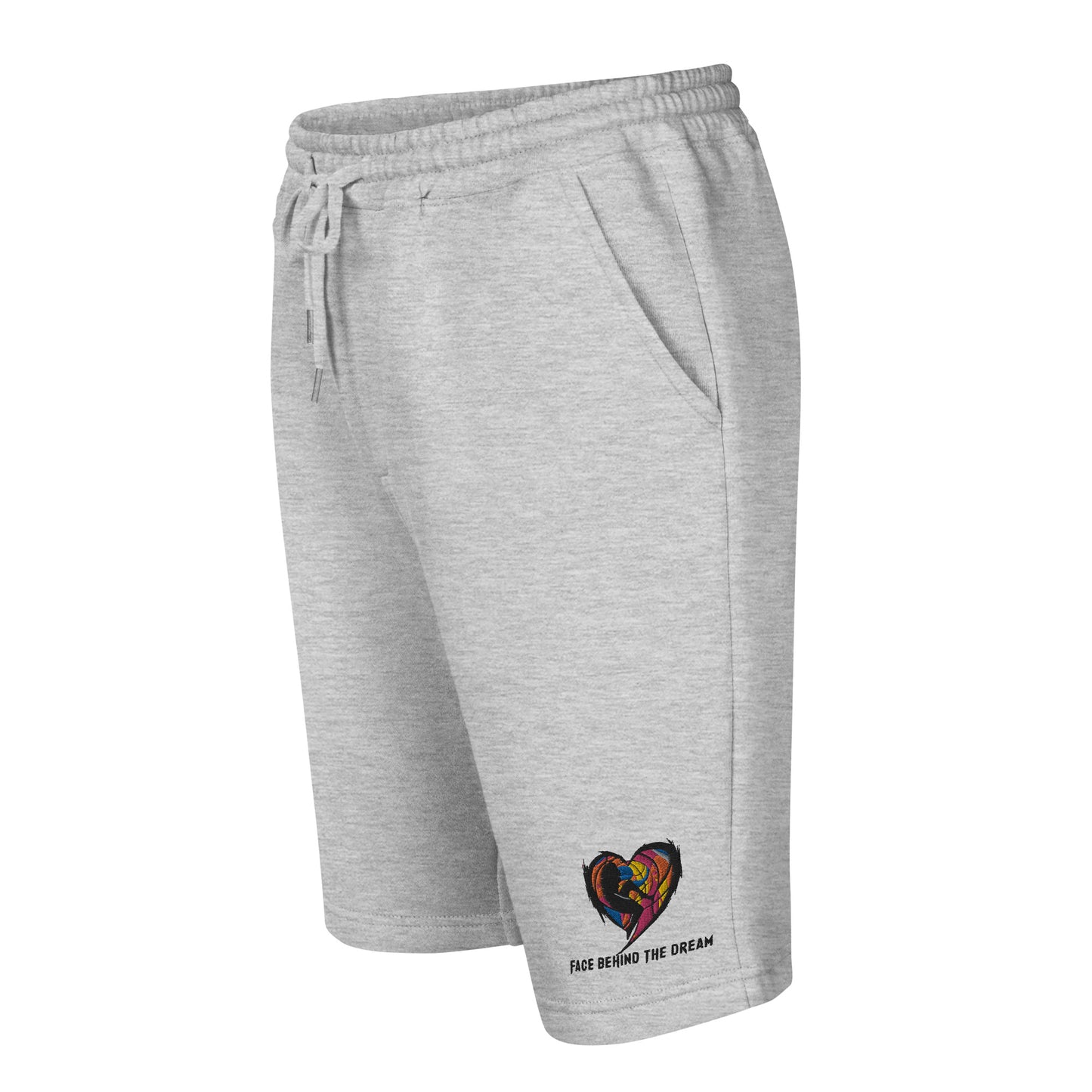 Face Behind the Dream - Men's Stitched fleece shorts